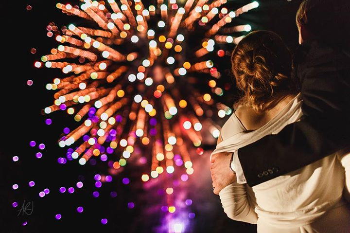 Wedding fireworks