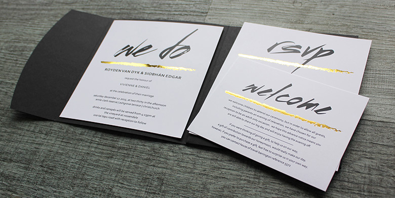 Wedding stationery